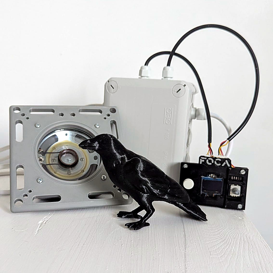 PEKAN kit: speaker in frame, IP66 electronics box and controller